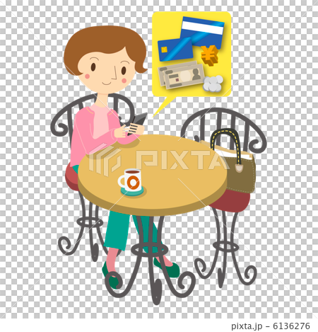 Internet banking with smartphone 6136276