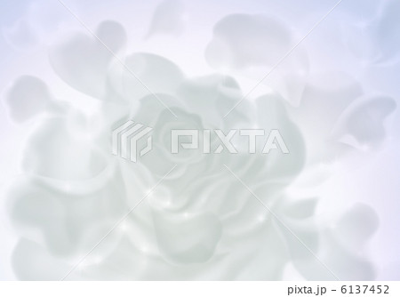 薔薇の花びら光る水玉　シルバー　 6137452