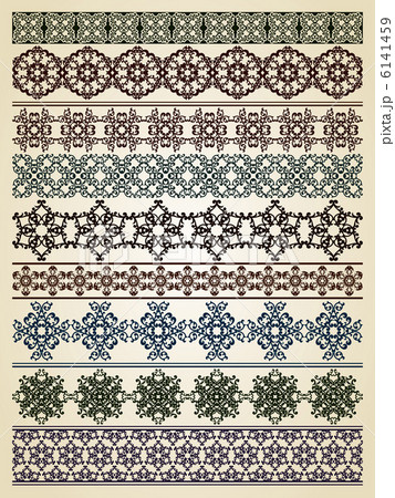 Vector Seamless Borders 6141459