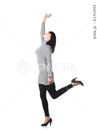 brunette on white full body brunette on white full body 6142093