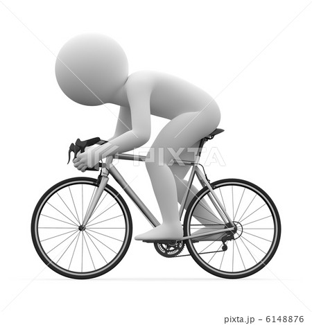 3d human - cycling 6148876