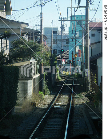 江ノ電 先頭車窓 江ノ電 先頭車窓 6149098