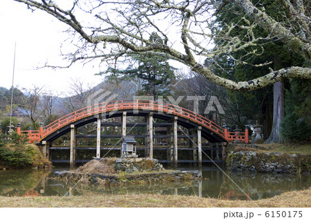 丹生都比売神社太鼓橋と池の境内社 6150175