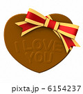 バレンタインデー　ハート形チョコレート　LOVE 6154237
