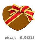 バレンタインデー　ハート形チョコレート　LOVE 6154238