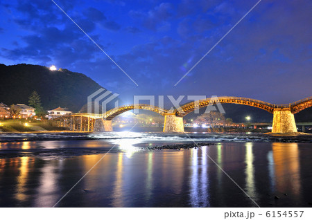 夕暮の錦帯橋 6154557