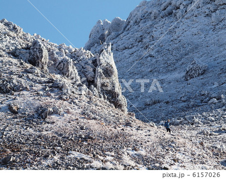 茶臼岳の冠雪 6157026