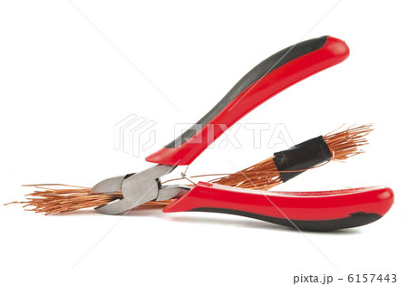 wire with pliers isolated 6157443