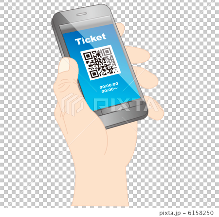 QRコードチケットの表示画面 QRコードチケットの表示画面 6158250