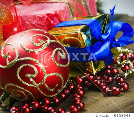 decorations for Christmas and New Year's balls and gifts 6158643