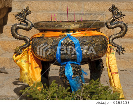 censer in songzanlin tibetan monastery, shangri-la, china 6162153