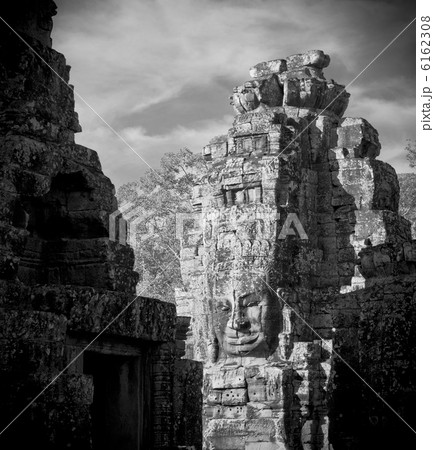 Faces of Bayon temple, Angkor, Cambodia 6162308