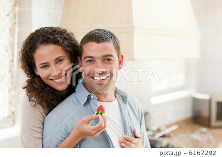 Lovely couple looking at the camera 6167292