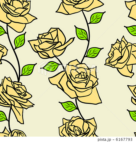 Beautiful  seamless wallpaper with rose flowers 6167793