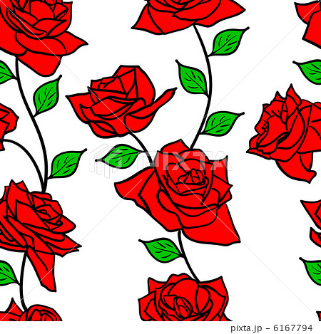 Beautiful  seamless wallpaper with rose flowers 6167794