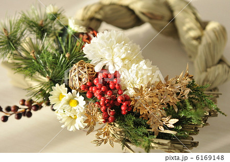 お正月しめ縄飾り 6169148