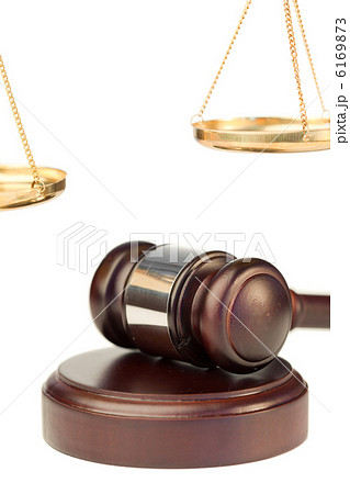 Gavel and golden scale of justice Gavel and golden scale of justice 6169873