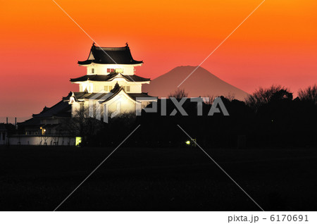 富士山と城 6170691