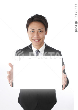 メッセージを持つビジネスマン 6170833