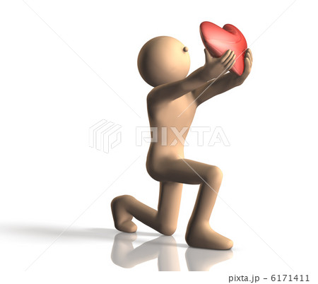 プロポーズを表す3DCGイラスト プロポーズを表す3DCGイラスト 6171411