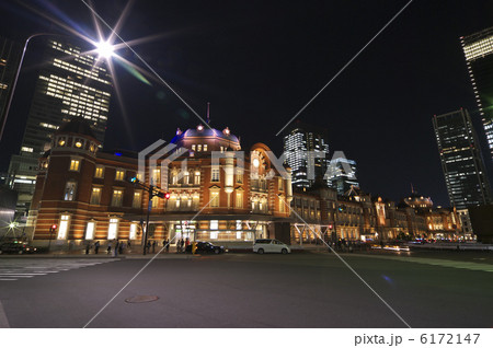 東京駅丸の内北口夜景 東京駅丸の内北口夜景 6172147