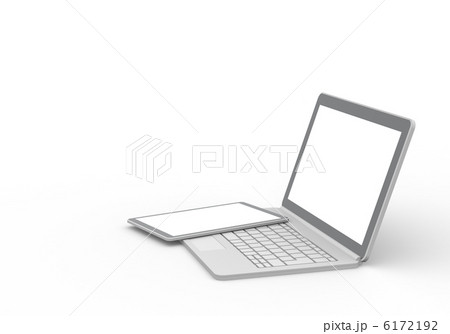 ノートパソコンとタブレットのイメージ ノートパソコンとタブレットのイメージ 6172192