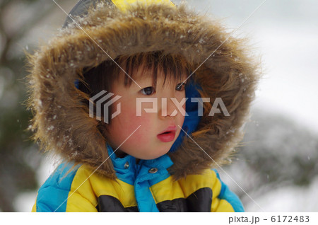 冬景色と子供 6172483
