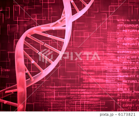 Pink DNA Helix background squares 6173821