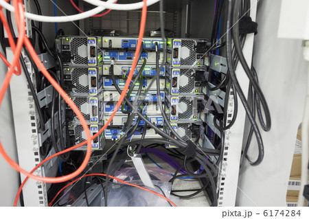 Interior of server 6174284