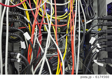 Wires of the server 6174560