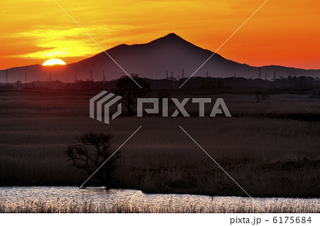 筑波山の御来光　 6175684