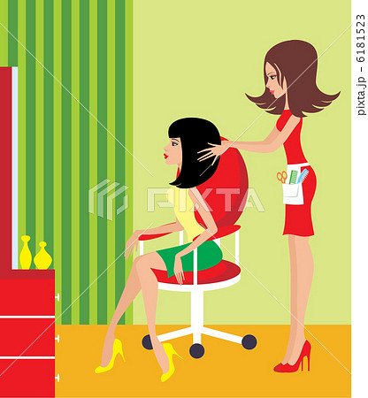 Woman in a beauty salon. 6181523