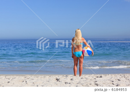 Wonderful woman with her ball 6184953