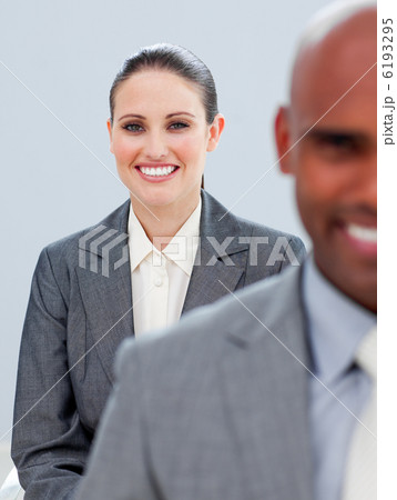 Young business people smiling Young business people smiling 6193295