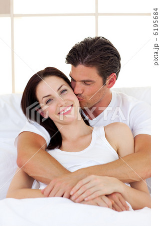 Intimate couple hugging 6195684
