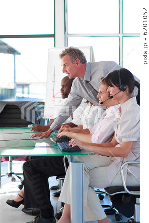 Business manager in a call centre Business manager in a call centre 6201052