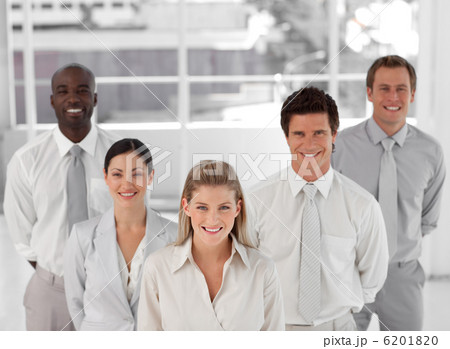 Business Group of Five people looking at camera 6201820