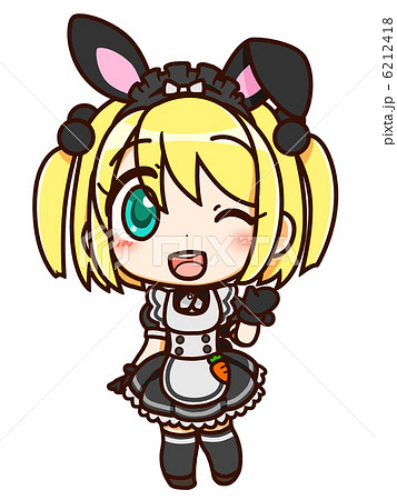 うさみみメイド黒ver 6212418