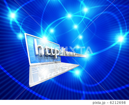 パソコンでインターネット／飛び出すURL 6212698