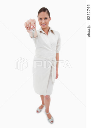 Portrait of a real estate agent holding keys 6222746