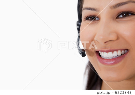 Smiling female call center agent 6223343