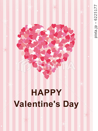 バレンタイン　ハート　縦 6225177