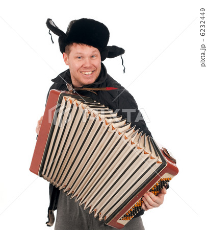 Russian man with accordion 6232449