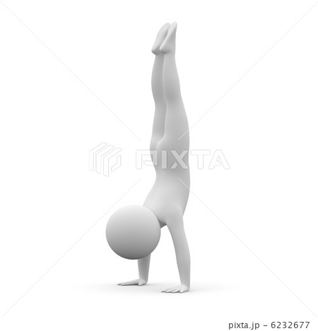 3d human - handstand  6232677