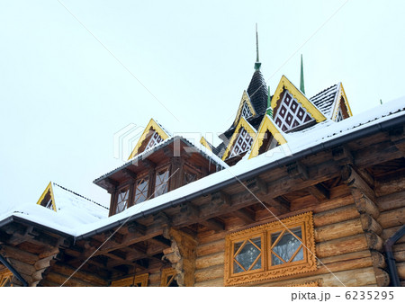 Fragment of country wooden house 6235295