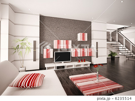 Modern living room interior 3d render 6235514
