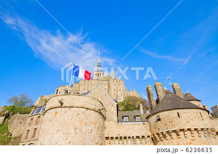 close up of Mont Saint Michel, France close up of Mont Saint Michel, France 6236635