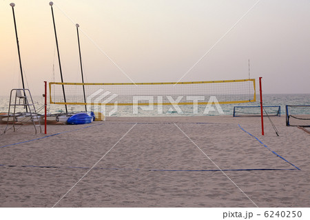 ビーチバレーのコート ビーチバレーのコート 6240250