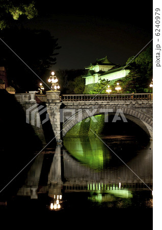 皇居、二重橋 6240979