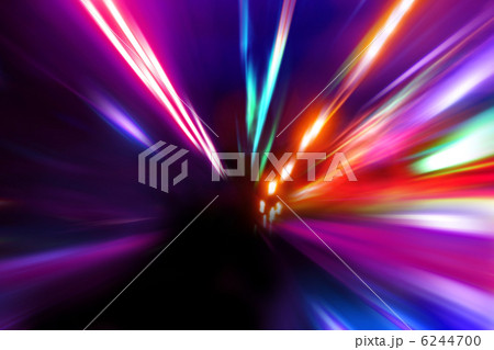 speed motion on night street speed motion on night street 6244700